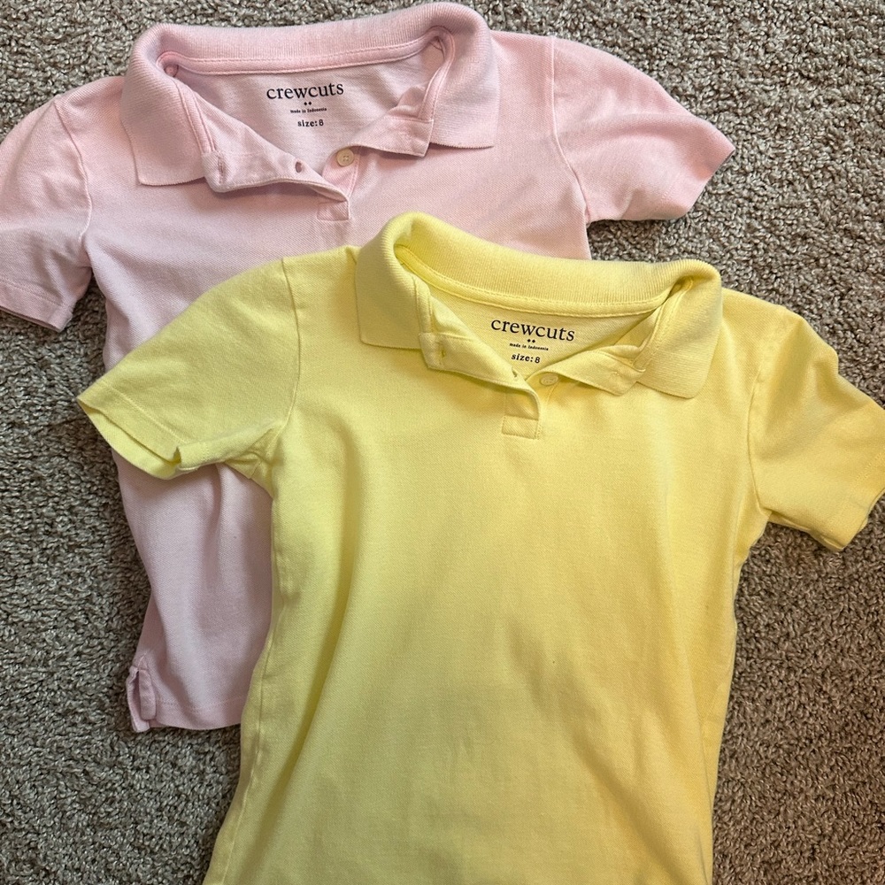 Boys size 8 Crewcuts by J Crew polos